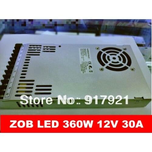 ZOB LED the latest products 360W 12V 30A AC/DC200V-240V switching power supply 360w led display / module dedicated wholesale