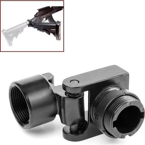 Tactical AR Folding Stock Adaptor mount Fit for AR15 M4 A2 for AKs American thread 1 3/16-16 UNC
