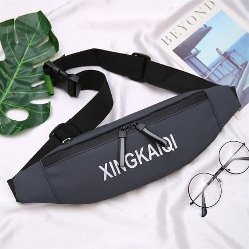 Fanny Pack Waterproof Money Belt Bag For Women Men Purse Teenagers Travel Wallet Waist Bags Letter Printed Sport Phone Case