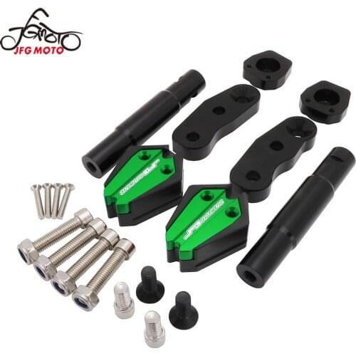 1Pair Frame Slider Protector Guard Crash Pads For KAWASAKI Z250 Z300 Z 250 300 2013 2014 2015 2016 Engine Protection Sliders