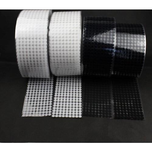 108 Pairs 10mm Adhesive Fastener Tape Dots Nylon Polyester Hook And Loop Magic Sticker Round Strong Self Adhesive Fastener Tape