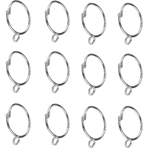 12pcs Rustproof Metal Curtain Drapery Eyelet Ring Inner Dia. 38mm/1.50" Ring