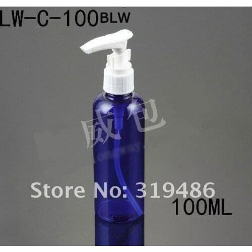 300pcs/lot 100ml Plastic Bottle, Packing Bottle,Socket Pump Bottle LW-C-100BLW