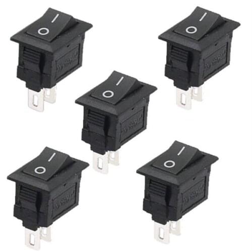 5Pcs/Lot High Quality 2 Pin Snap-in On/Off Position Snap Boat Button Switch 12V/110V/250V T1405 P0.5