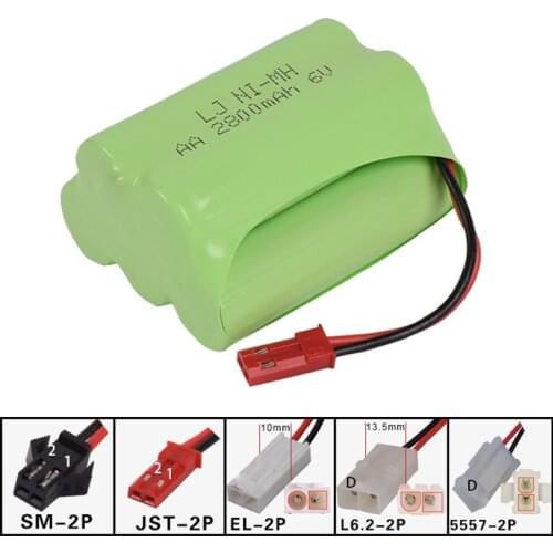 6v 2800mah AA NI-MH T Battery Electric toys car ship robot free shipping