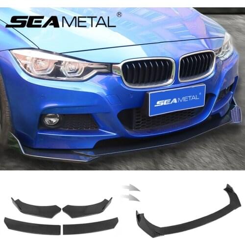 Car Bumper Lip Body Kit Guard Spoiler Splitter Universal Front Auto Bumper ABS Car Exterior Parts Decoration Bumper Protection