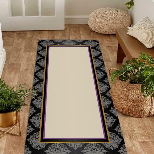White grey black color black grey purple yellow frame patterned modern carpet rug free shipping soft textured carpet
