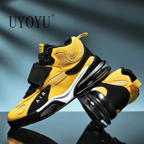 Men Winter Air-Cushion Boots Man Leather Male Sneakers Mens Casual Sports Shoes for Running Hiking Training and Ball