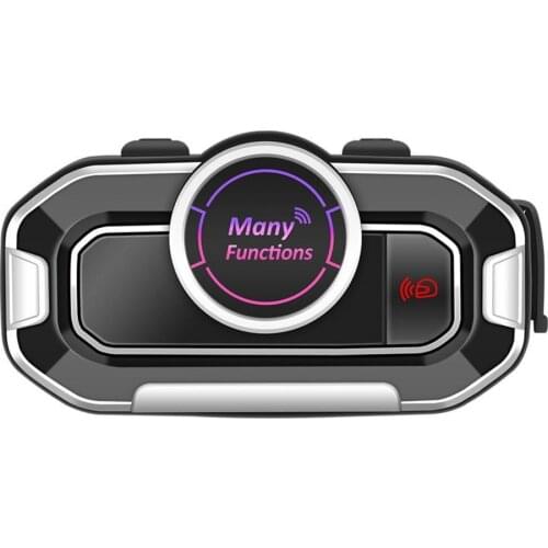 80%HOT V9 Helmet Headset Bluetooth-compatible 5.0 Intercom ABS Hands-free Interphone for Motorbike