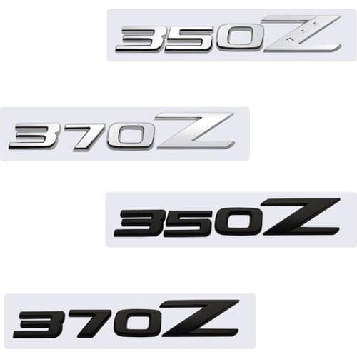 Metal Stickers Car Rear Trunk Body Emblem For Nissan GTR 350Z 370Z Fairlady Z Z3 Z4 Nismo Tiida Teana 240SX ECT Auto Accessories