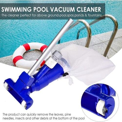 Pool Cleaner Portable Swimming Pool Fountains Vacuum Brush Cleaner Cleaning Tool Fountain Spa Pool Vacuum Cleaner Brush EU
