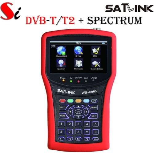 Original New Satlink WS-6965 DVB-T&DVB-T2 With Spectrum