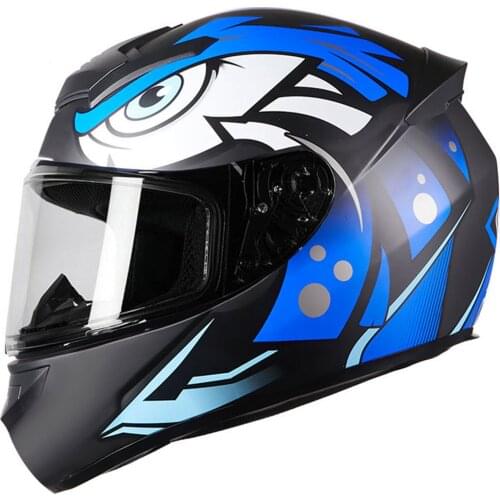 Professional safety double lens racing motorcycle helmet cross country full face helmet capaceteDOT approved casco moto