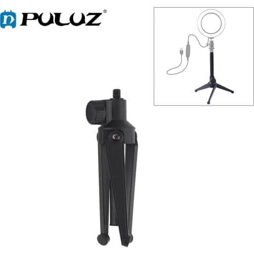 PULUZ Desktop Adjustable Tripod Stand Selfie Stick 3/8 Universal Screw Mount Holder Camera Accessories