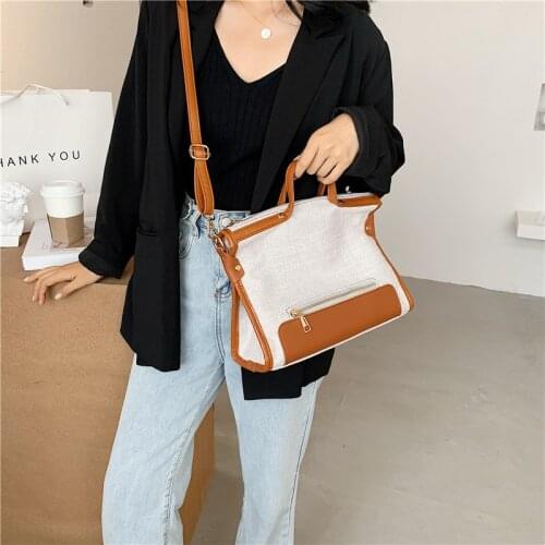 Luxury Canvas Totes Handbags Khaki/Brown Designer Functional Large-capacity Shoulder/Crossbody Bag Casual Top Handle Womens Bag