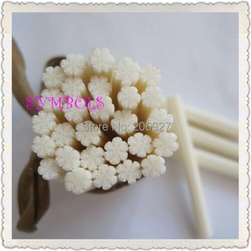 5pcs i-23 5mm Cute Christmas Cane Fancy Nail Art Polymer Clay Cane Nail Art Decoration