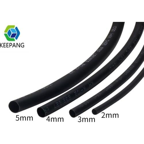 2meter Heat Shrink Tube 5mm 4mm 3mm 2mm Insulation Sleeve Tubing Cable Wire Blanket Wrap Wire Cable kit 3D Accessories DIY Parts