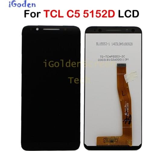 5.5 inch high quality Display For TCL C5 5152D LCD Display Touch Screen Digiziter Assembly With Tools