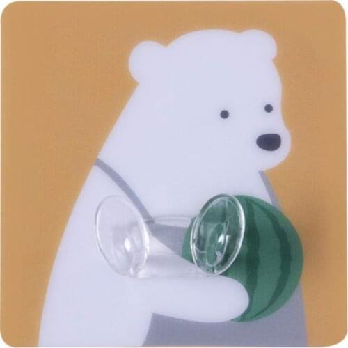 Wonderlife Cute Wall Storage Hook Self-adhesive Power Plug Socket Holder Home Plastic Power Plug Bracket Wall Hanger Holder