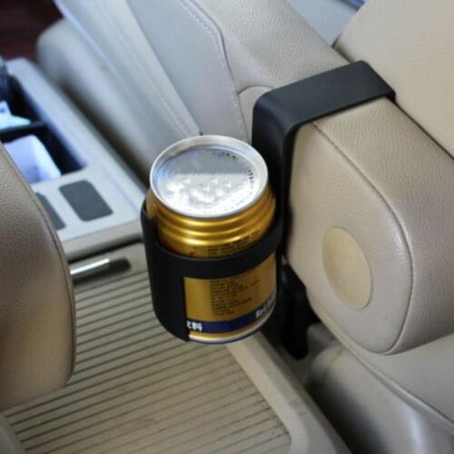 1pc Black Auto Car Vehicle Cup Can Drink Bottle Holders container Hook for t.u.k.Interior Window Dash Mount