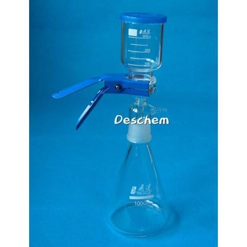 1000ml Vacuum Suction Filter Device,Lab Buchner Filting Apparatus,Heavy wall