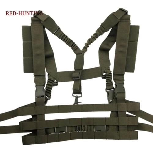 1000D Nylon Military Tactical Molle Vest Ammo Chest Rig Removable Gun Sling Hunting Airsoft Paintball police CS out games Gear