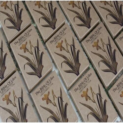 30Pcs Exquisite Plant Featured Series Invitation cards Kraft Writable Paper Card DIY scrapbook Diary Decorative materials