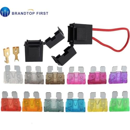 Auto Fuseholder Waterproof In-Line Car Inline Blade Type Car Safety Fuse Holder Fuse Optional