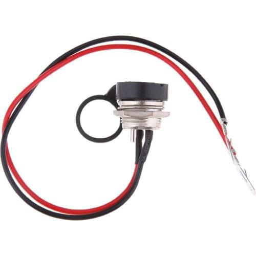 Black 3-Pin Male Electric Scooter Bike Battery Charger Male Plug Cable Wire