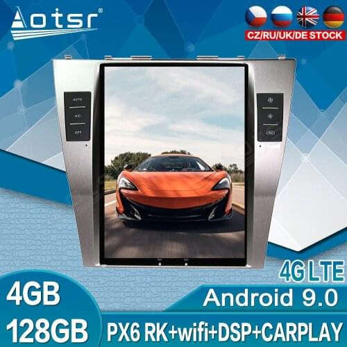 For Toyota Camry Aurion 2006 - 2011 Tesla Big Screen Car GPS Navigation Radio Multimedia DVD Video Player Android Audio Stereo