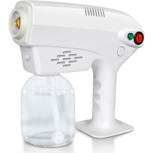 Electric Sanitizing Sprayer Blue Light Fogger Machine Nanos Steam Spray Guns Hotel Home Disinfection Fogger Machine Air Cleaner