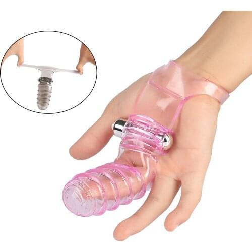 Flirting Finger Vibrator Sex Toys For Woman Lesbian Clitoris Stimulattion Vagina G-Spot Massager Finger Sleeve Dildo Vibrators