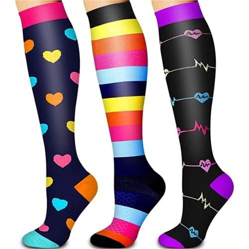 3/5/6/7/8Pairs Stockings Compression Golf Sport Socks Medical Nursing Stockings Prevent Varicose Veins Socks Fit For Rugby Socks