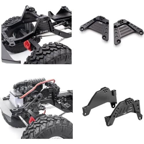 KYX CNC Alloy Front & Rear Show Tower Suspension Bracket Shock Absorber Bracket for Axial AXI03007 SCX10-III Jeep