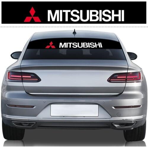 Car Window Sticker Front Rear Windshield Protection Decal For Mitsubishis ASX Lancer Pajero Outlander L200 EVO Lancer EX Pajero