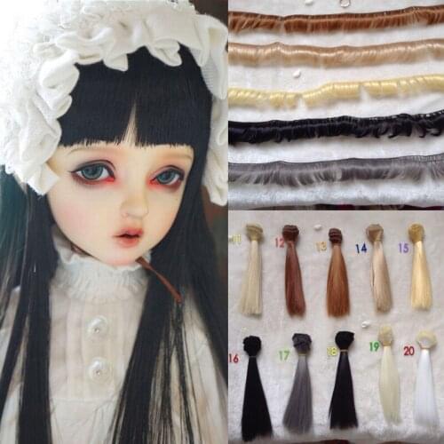 20PCS/LOT Diy Doll Accessories High Temperature Wire Handmade Doll Hair Wig