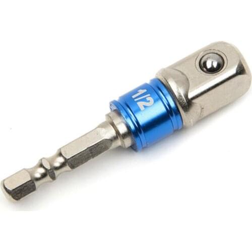 Brand New 3x Socket Adapter Drill Bits Hex Shank 1/4" 3/8" 1/2" Impact Driver Multi Tool