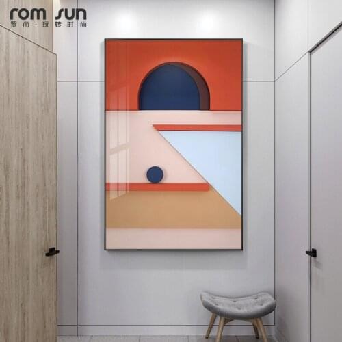 Modern Architectural aesthetics Canvas Painting posters and print landscape Art Wall Pictures for Living Room Bedroom home decor