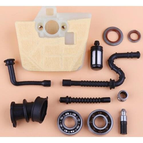 Air Fuel Filter Impulse Line Seal Intake Manifold For Stihl MS360 MS340 036 034 Chainsaw Crank Bearing Bearing 1125 120 1612