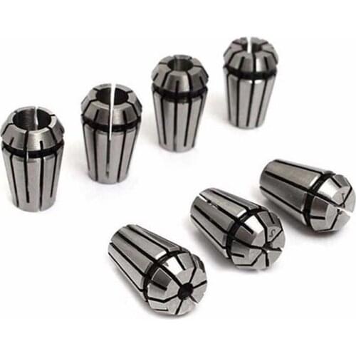 1pcs ER11 1-7MM 1/4 MM 6.35MM 1/8MM 3.175MM Spring Collet Chuck High Precision Collet For CNC Engraving Machine Lathe Mill Tool