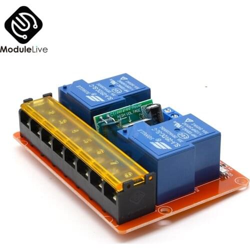 2 Channel Relay Switch Board 30A High and Low Level Trigger Control Relay Module with Isolation DC5V/AC100-250V Optional