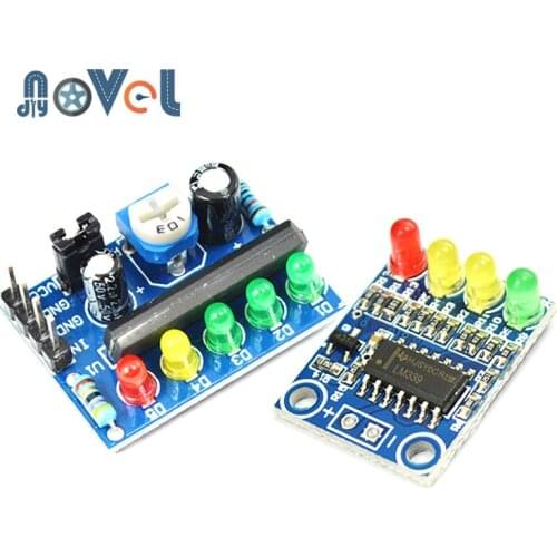 4 Segment LED Power Battery Indicator level Audio Module 4-Digit Light Color Separation 12V Detection KA2284