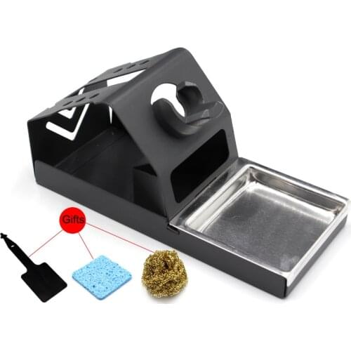 Anti-static Metal Soldering Iron Bracket Stand Soldering Station Holder for T 12 Bakon 9501 BGA Rework Solder Welding Tool