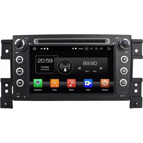 Octa Core 7 inch 8 core Android 9.0 Car DVD player GPS for for Suzuki Grand Vitara 2005 2006 2007 2008 2009 2010 2011 4G RAM