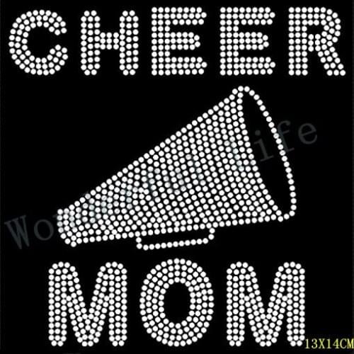 Free Shipping cheer mom image 20Pcs/Lot for t Shirt Decorationd sports