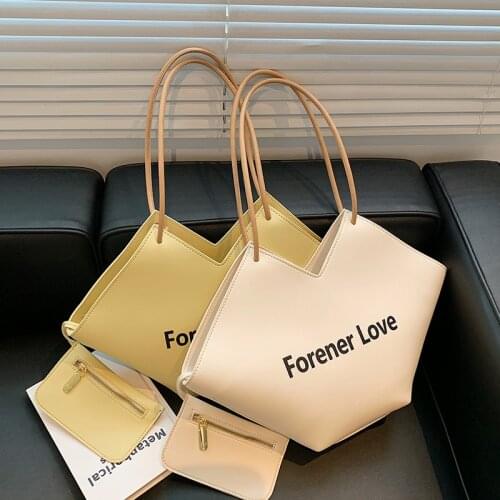 Wriufred Large capacity customization bag women handbags new fashion printing shoulder bag simple design messenger tote bag