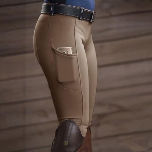 Horse Riding Pants Clothes For Women Men Fashion High Waist Trouser Elastic Equestrian Breeches Skinny Solid Trousers#f3