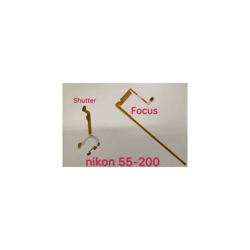 NEW Lens Line Focus Aperture Flex Cable For Nikon 55-200 mm 55-200mm FOCUS Flex Cable and shutter flex Repair Part