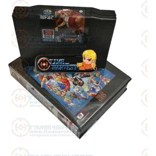 New Version Arcade Cassette 161 in 1 NEO GEO AES multi games Cartridge Ver. 2 upgraded Version for Family AES Game Console