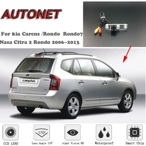 AUTONET HD Night Vision Backup Rear View camera For kia Carens Kia Rondo Kia Rondo7 Naza Citra 2 Rondo 2006~2013/Parking Camera